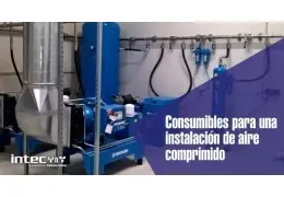 Consumibles para una instalación de aire comprimido